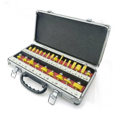 Фото: Набор фрез для обработки древесины Plame (24шт) хвостовик 6,35 мм-3 Набор фрез для обработки древесины Plame (24шт) хвостовик 6,35 мм-3