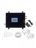 Усилитель сигнала связи Power Signal Double Black 900/1800/2100 MHz (для 2G, 3G, 4G) 70 dBi, кабель 15 м., комплект с двумя внутренними антеннами